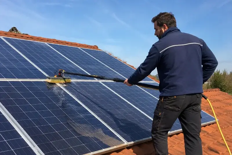 Nettoyage et entretien de panneaux solaires à Mont-Saxonnex